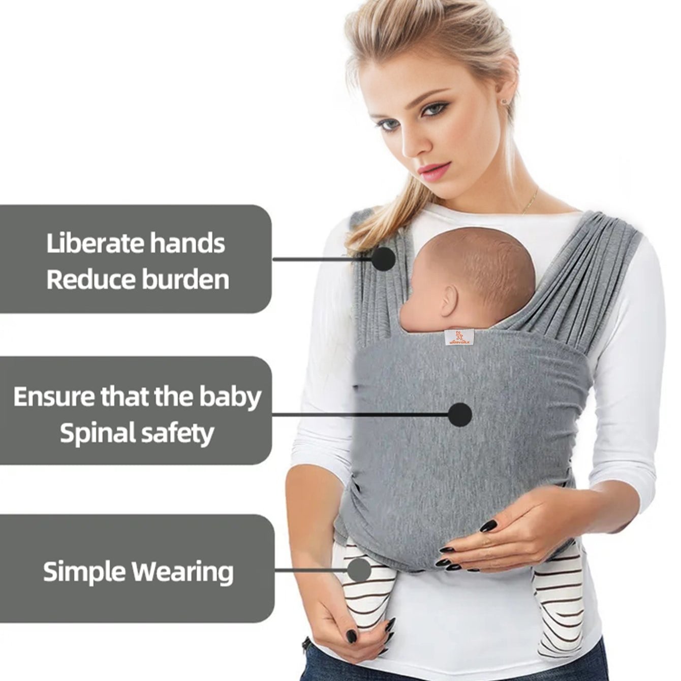 Baby Wrap Carrier - BabySala