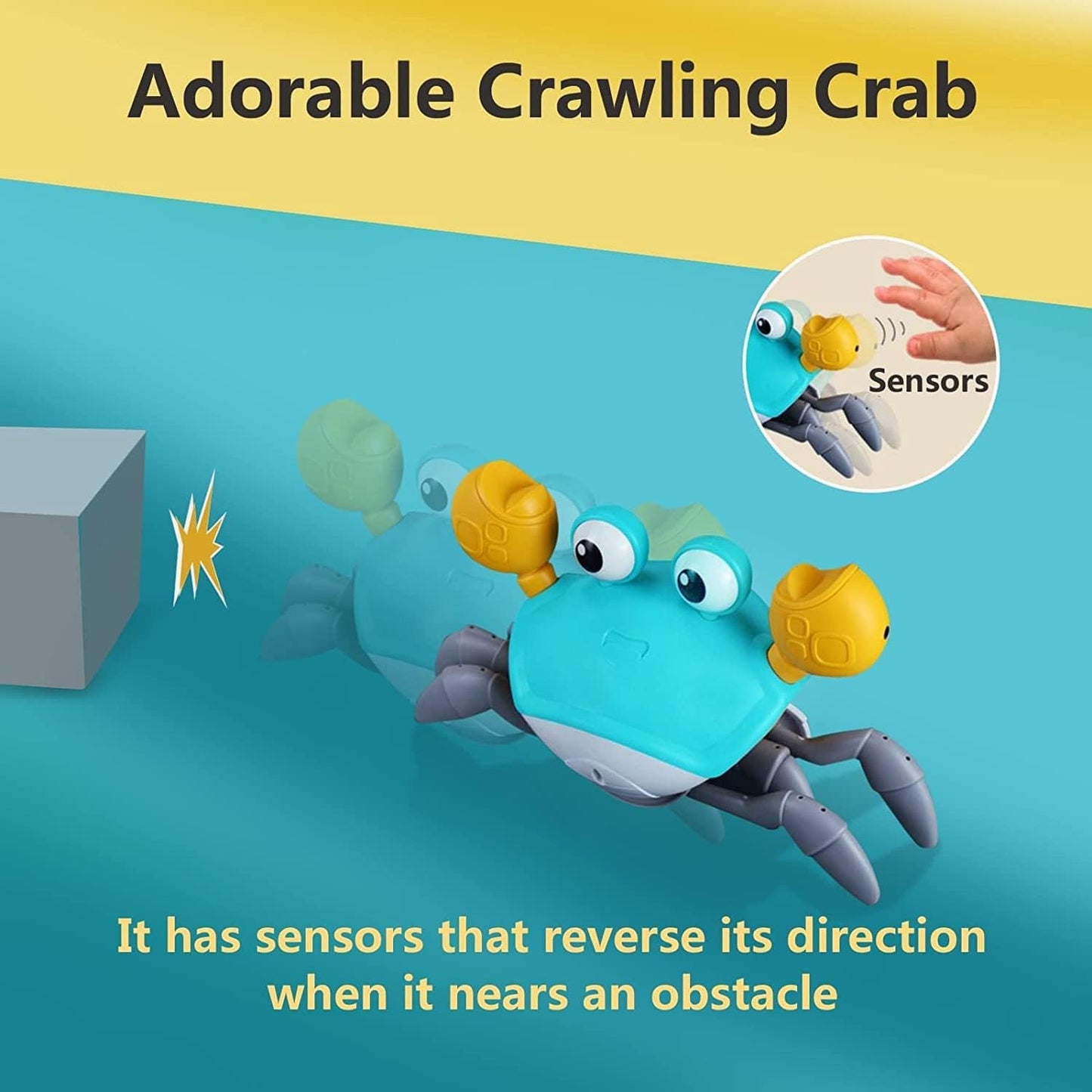 Crawling Crab Baby Toy - Christmas Gift - 3-12 Month