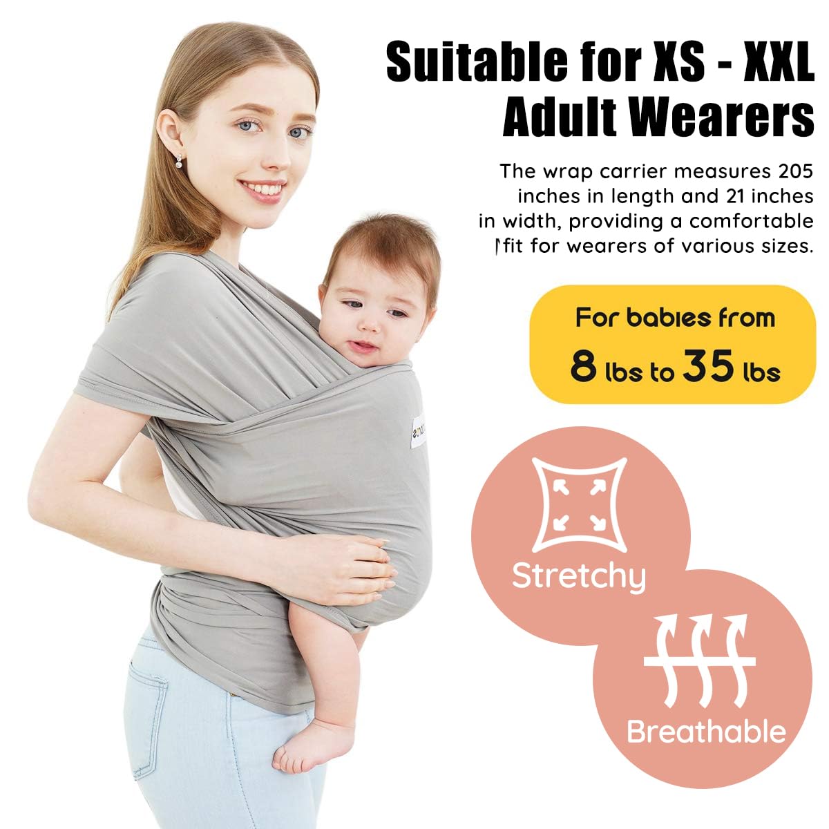 Baby Wrap Carrier - BabySala