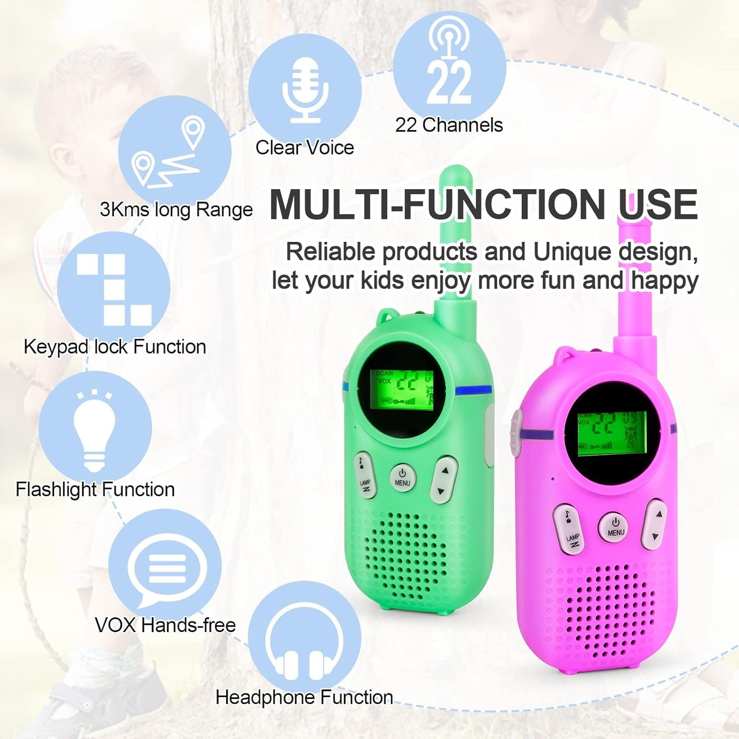 Walkie Talkies for Kids - BabySala