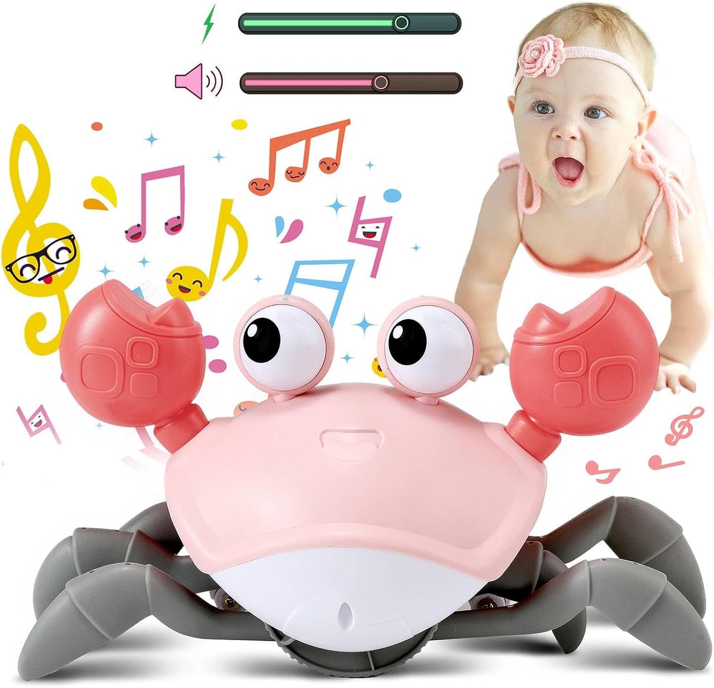 Crawling Crab Baby Toy - Christmas Gift - 3-12 Month