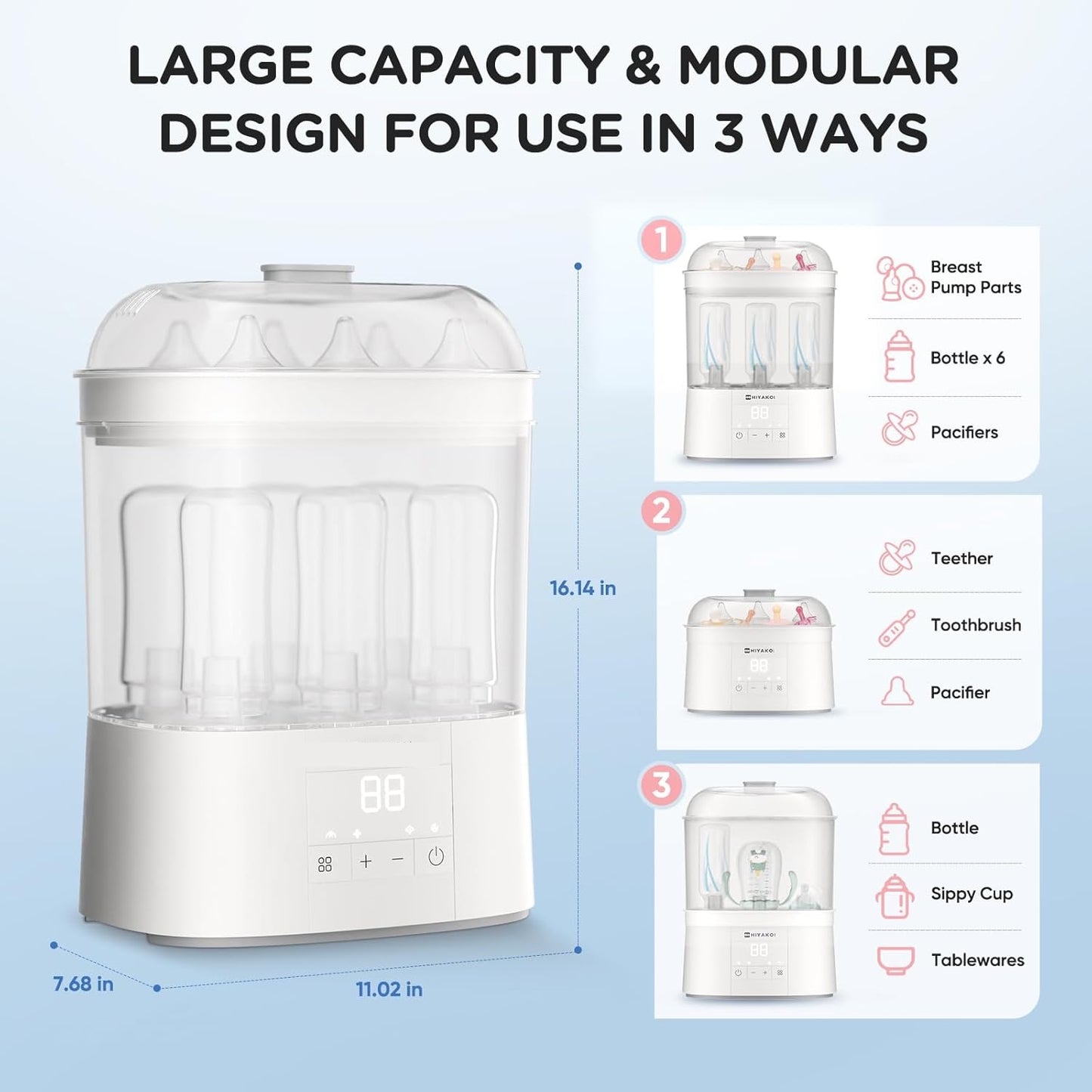 Bottle Sterilizer and Dryer - BabySala