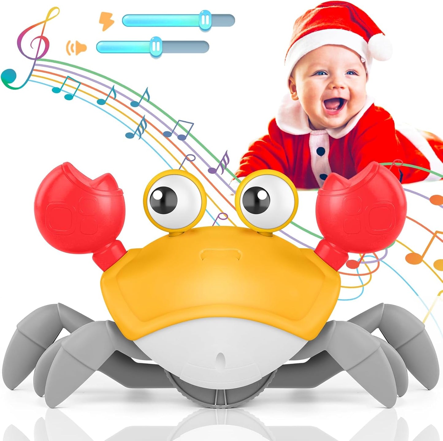 Crawling Crab Baby Toy - Christmas Gift - 3-12 Month