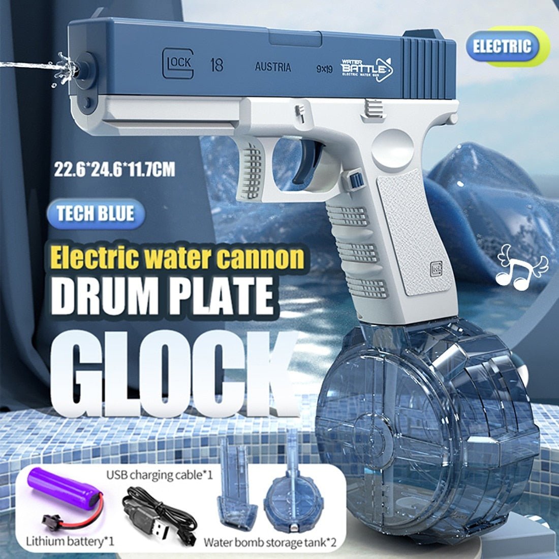 Electric Water Gun - LightsBetter